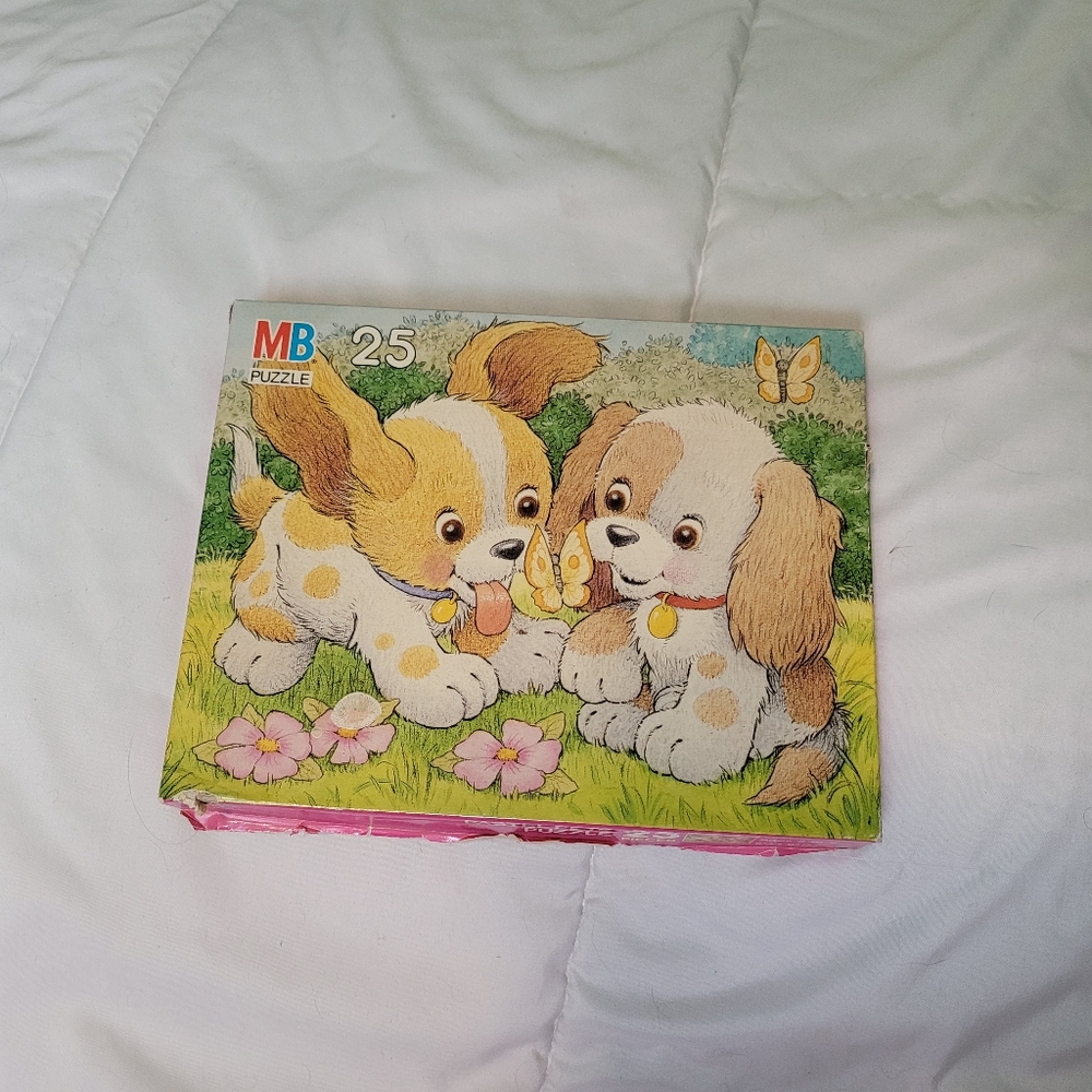 Vintage Pastel pets puzzle